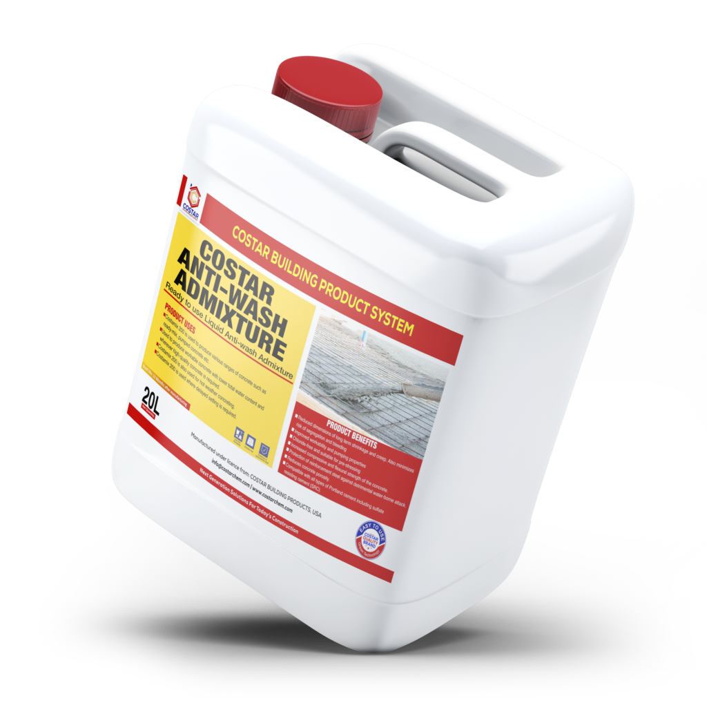 Costar Anti Wash Admixture - Home of Construction Chemicals and