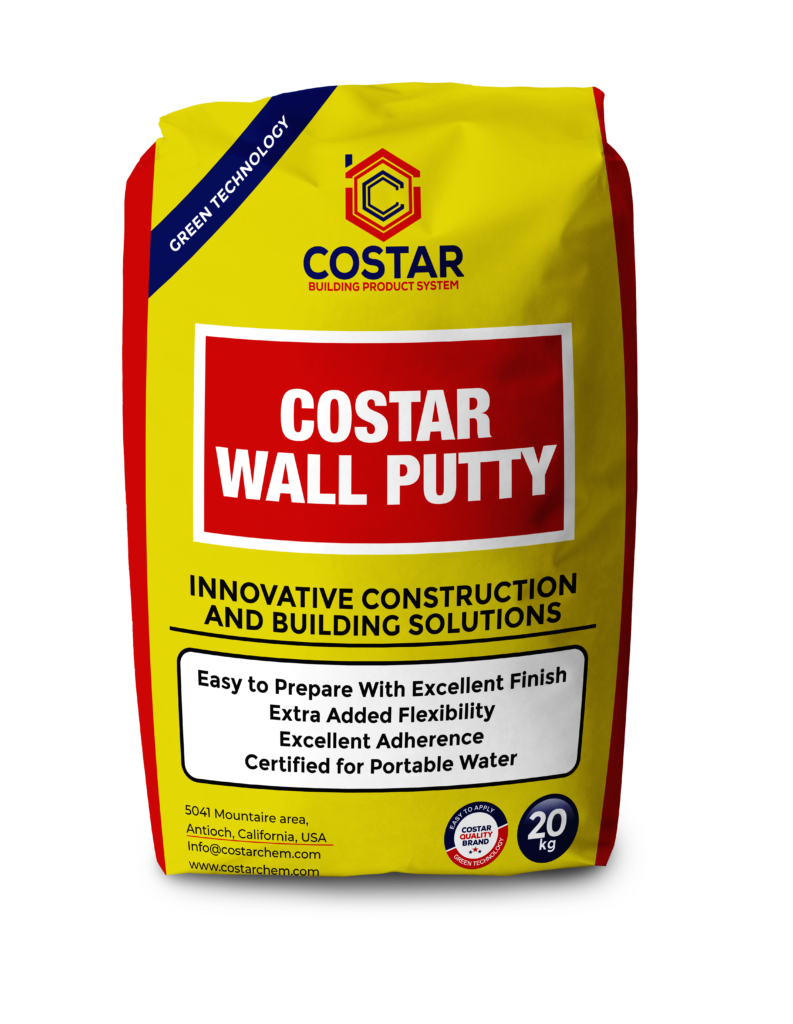 Costar Wall Putty Home of Construction Chemicals and Waterproofing